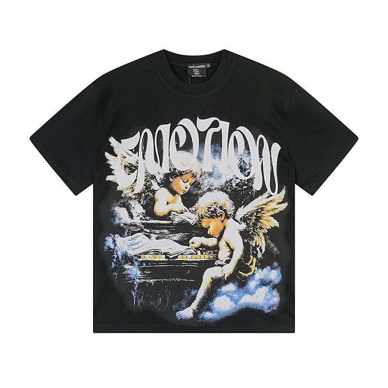 MIXED EMOTION Cherub Graphic T-Shirt