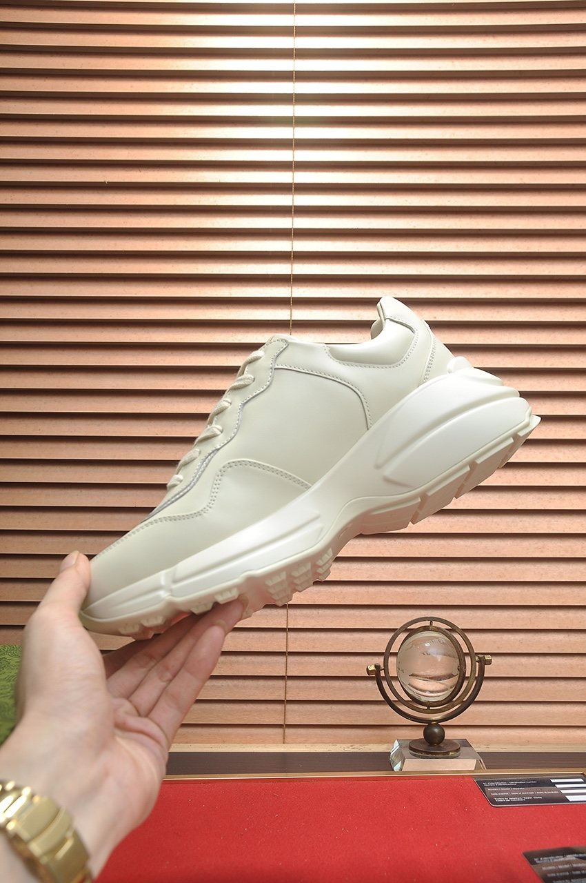 Gucci Tonal Chunky Low-Top Sneakers